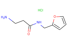 3-amino-n-(2-furylmethyl)propanamide hydrochloride