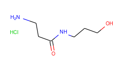3-amino-n-(3-hydroxypropyl)propanamide hydrochloride