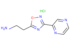 [2-(3-pyrazin-2-yl-1,2,4-oxadiazol-5-yl)ethyl]-amine hydrochloride