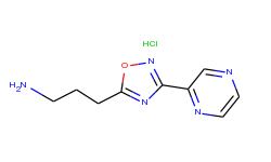 [3-(3-pyrazin-2-yl-1,2,4-oxadiazol-5-yl)propyl]-amine hydrochloride