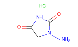 2,4-Imidazolidinedione, 1-amino-, monohydrochloride