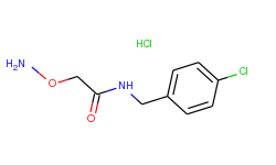 2-(aminooxy)-n-(4-chlorobenzyl)acetamide hydrochloride