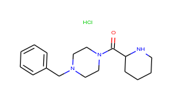 (4-benzyl-1-piperazinyl)(2-piperidinyl)methanone hydrochloride