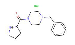 (4-benzyl-1-piperazinyl)(2-pyrrolidinyl)methanone hydrochloride