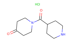1-(piperidine-4-carbonyl)piperidin-4-one hydrochloride