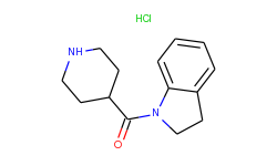 2,3-dihydro-1h-indol-1-yl(4-piperidinyl)methanone hydrochloride