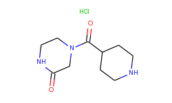 4-(4-piperidinylcarbonyl)-2-piperazinone hydrochloride