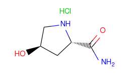 2-Pyrrolidinecarboxamide, 4-hydroxy-, monohydrochloride, (2S-trans)-