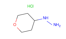Hydrazine, (tetrahydro-2H-pyran-4-yl)-, monohydrochloride