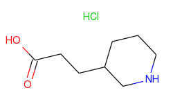 3-piperidinepropanoic acid, hydrochloride