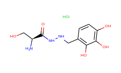 Serine, 2-[(2,3,4-trihydroxyphenyl)methyl]hydrazide, monohydrochloride