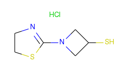 3-Azetidinethiol, 1-(4,5-dihydro-2-thiazolyl)-, monohydrochloride