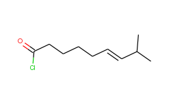 6-Nonenoyl chloride, 8-methyl-, (E)-