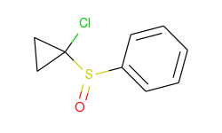 [(1-Chlorocyclopropyl)sulfinyl]benzene