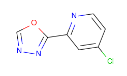 4-chloro-2-(1,3,4-oxadiazol-2-yl)pyridine
