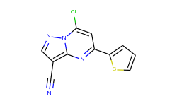 7-chloro-5-(thiophen-2-yl)pyrazolo[1,5-a]pyrimidine-3-carbonitrile
