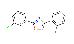 3-(2-bromophenyl)-5-(3-chlorophenyl)-1,2,4-oxadiazole