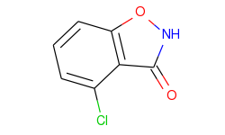1,2-benzisoxazol-3(2h)-one,4-chloro-