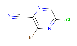 3-bromo-5-chloropyrazine-2-carbonitrile