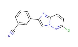 3-(6-chloroimidazo[1,2-b]pyridazin-2-yl)benzonitrile