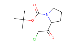 1-Pyrrolidinecarboxylic acid, 2-(chloroacetyl)-, 1,1-dimethylethyl ester