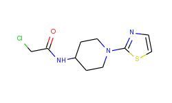 2-Chloro-N-(1-thiazol-2-yl-piperidin-4-yl)-acetamide