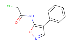 2-chloro-N-(4-phenyl-1,2-oxazol-5-yl)acetamide