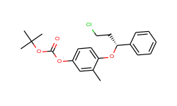 (R)-3-Chloro-1-phenyl-1-[2-methyl-4-[(tert-butoxycarbonyl)oxy]phenoxy]propane