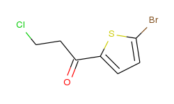 1-(5-bromo-2-thienyl)-3-chloro- 1-propanone