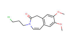 2H-3-Benzazepin-2-one, 3-(3-chloropropyl)-1,3-dihydro-7,8-dimethoxy-