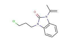 1-(3-Chloropropyl)-1,3-dihydro-3-(1-methylvinyl)-2H-benzimidazol-2-one