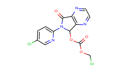 7-Chloromethyloxy-carbonyloxy-6-(5-chloropyridin-2-yl)-6,7-dihydro-5H-pyrrolo[3,4-b]pyrazin-5-one