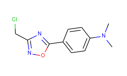4-[3-(chloromethyl)-1,2,4-oxadiazol-5-yl]-N,N-dimethylaniline