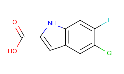 1H-Indole-2-carboxylic acid, 5-chloro-6-fluoro-