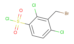 3-(bromomethyl)-2,4-dichlorobenzene-1-sulfonyl chloride