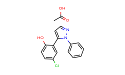5-(5-Chloro-2-hydroxyphenyl)-1-phenylpyrazole acetate