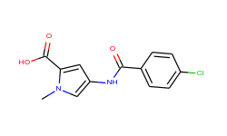 4-(4-Chloro-benzoylamino)-1-methyl-1H-pyrrole-2-carboxylic acid