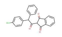 2-[(4-chlorophenyl)phenylacetyl]-1h-indene-1,3(2h)-dione