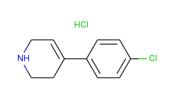 Pyridine, 4-(4-chlorophenyl)-1,2,3,6-tetrahydro-, hydrochloride