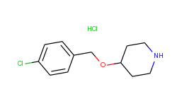 Piperidine, 4-[(4-chlorophenyl)methoxy]-, hydrochloride
