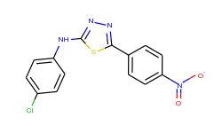 1,3,4-Thiadiazol-2-amine, N-(4-chlorophenyl)-5-(4-nitrophenyl)-