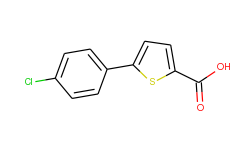 2-Thiophenecarboxylic acid, 5-(4-chlorophenyl)-