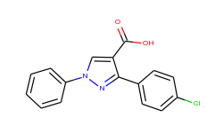 3-(4-Chloro-phenyl)-1-phenyl-1H-pyrazole-4-carboxylic acid