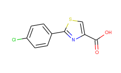 4-Thiazolecarboxylic acid, 2-(4-chlorophenyl)-