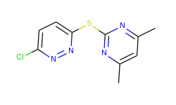 3-Chloro-6-[(4,6-dimethylpyrimidin-2-yl)thio]-pyridazine