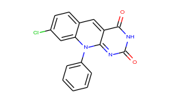 Pyrimido[4,5-b]quinoline-2,4(3H,10H)-dione, 8-chloro-10-phenyl-