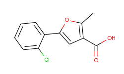 5-(2-Chlorophenyl)-2-methylfuran-3-carboxylic acid
