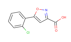 3-Isoxazolecarboxylic acid, 5-(2-chlorophenyl)-