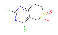 2,4-dichloro-7,8-dihydro-5h-s,s-di-oxoisothiopyrano[4,3-d]pyrimidine