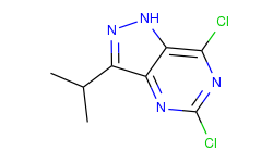 1H-Pyrazolo[4,3-d]pyrimidine, 5,7-dichloro-3-(1-methylethyl)-